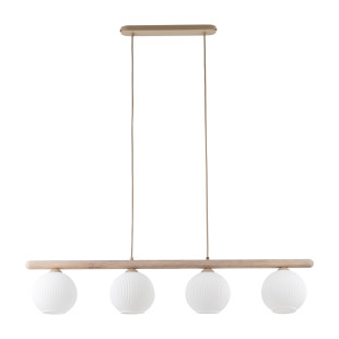 Lampa wisząca Virlo: 4 szklane kule, 95cm - TK Lighting