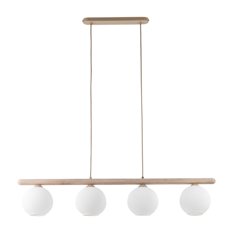 Lampa wisząca Virlo: 4 szklane kule, 95cm - TK Lighting