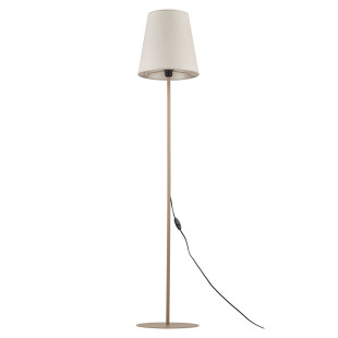 Lampa podłogowa Elizabeth beżowa TK Lighting | Elegancki design