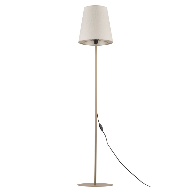 Lampa podłogowa Elizabeth beżowa TK Lighting | Elegancki design