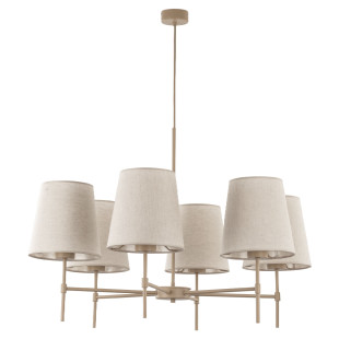 Żyrandol Elizabeth 6 abażurów | TK Lighting - Elegancki design