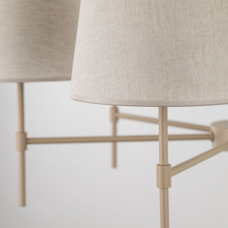 Żyrandol Elizabeth 6 abażurów | TK Lighting - Elegancki design