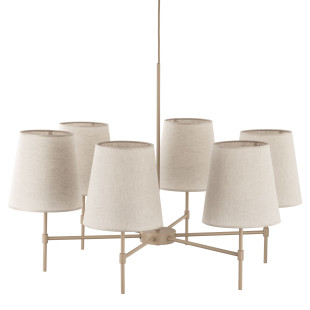 Żyrandol Elizabeth 6 abażurów | TK Lighting - Elegancki design