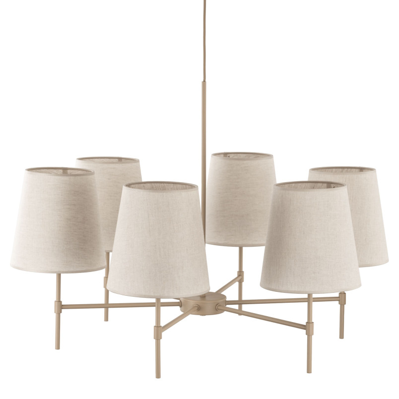 Żyrandol Elizabeth 6 abażurów | TK Lighting - Elegancki design
