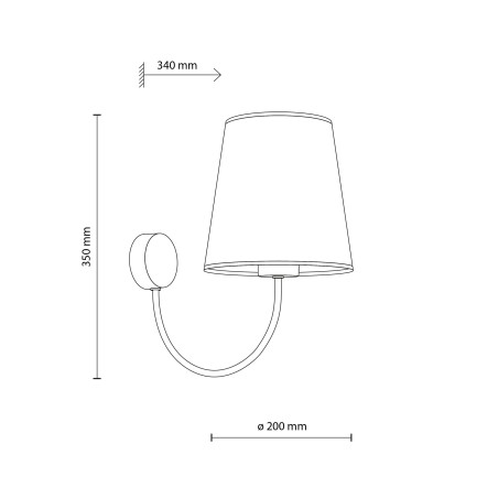 Kinkiet Candi beżowy TK Lighting | Elegancki design i funkcjonalność
