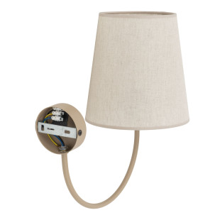 Kinkiet Candi beżowy TK Lighting | Elegancki design i funkcjonalność
