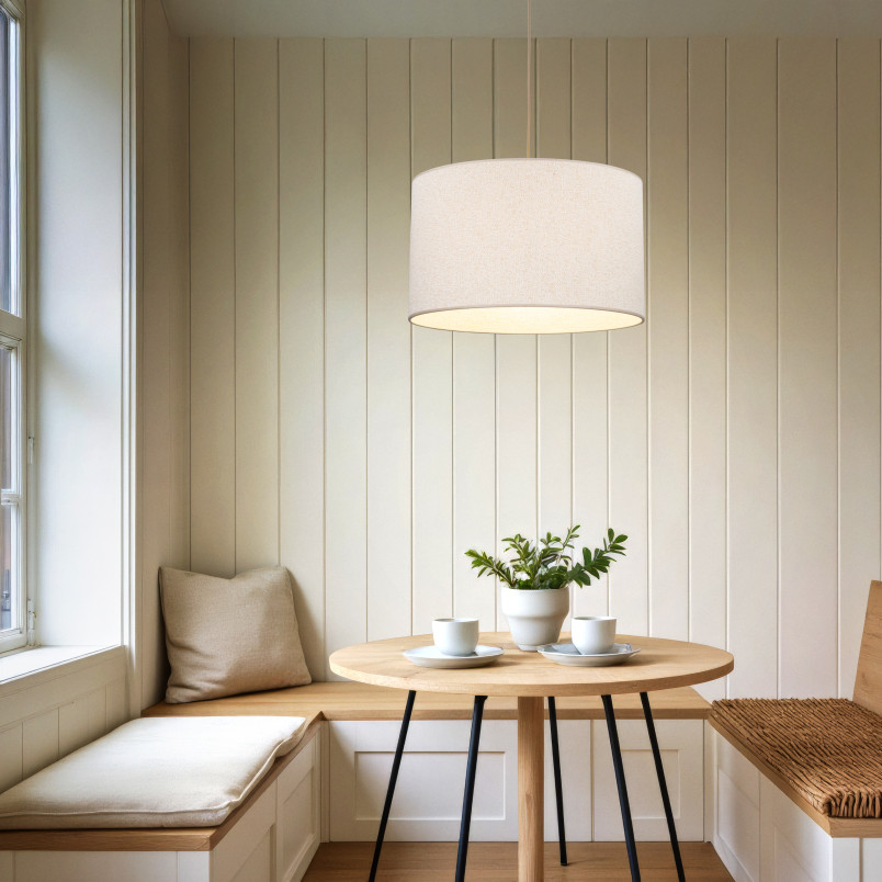 Lampa wisząca Vellum - kremowa elegancja TK Lighting | Światło