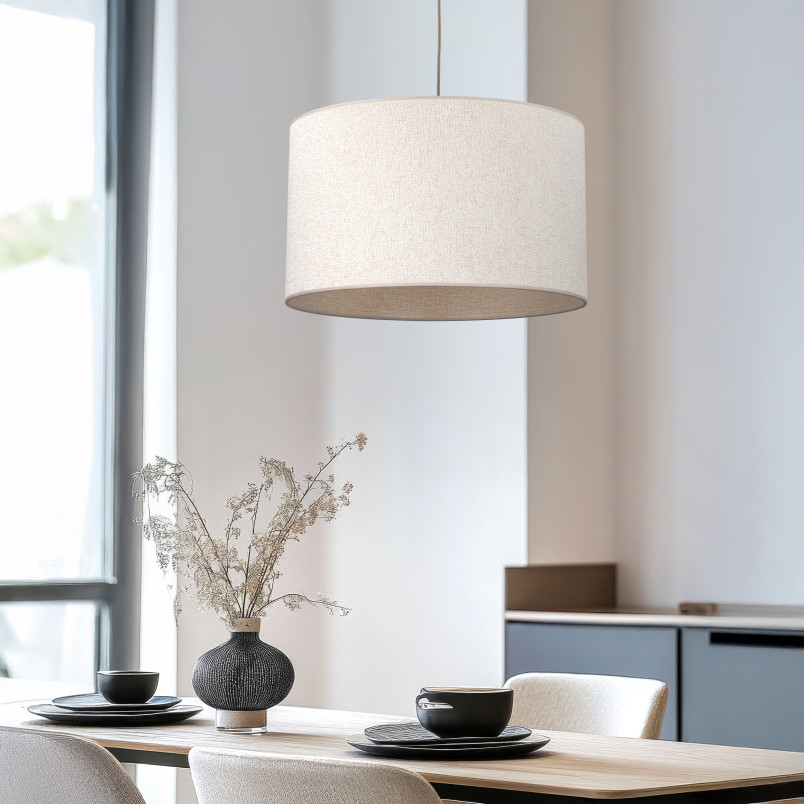 Lampa wisząca Vellum - kremowa elegancja TK Lighting | Światło