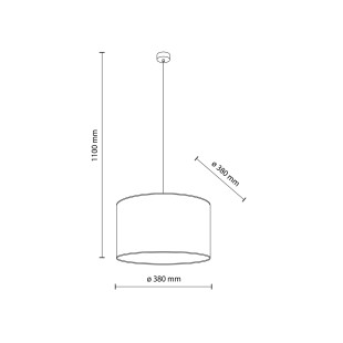 Lampa wisząca Vellum - kremowa elegancja TK Lighting | Światło