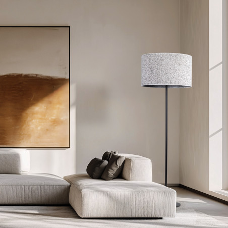 Lampa podłogowa Vellum szara TK Lighting | 150cm