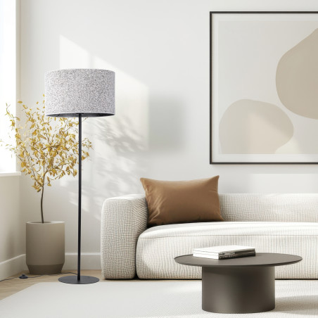 Lampa podłogowa Vellum szara TK Lighting | 150cm