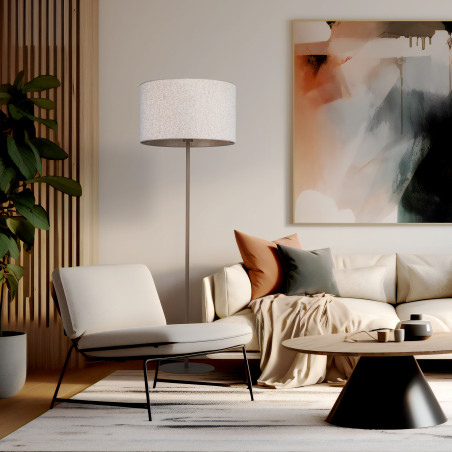 Lampa podłogowa Vellum | TK Lighting | 150cm, kremowa