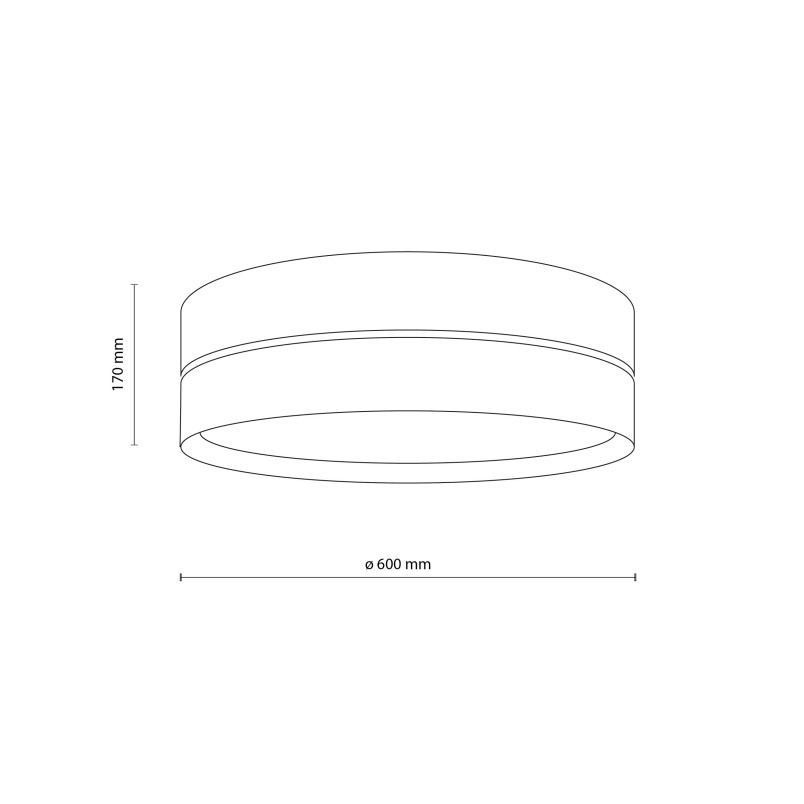 Plafon Boho Calma 60cm Rafia | TK Lighting - Oświetlenie