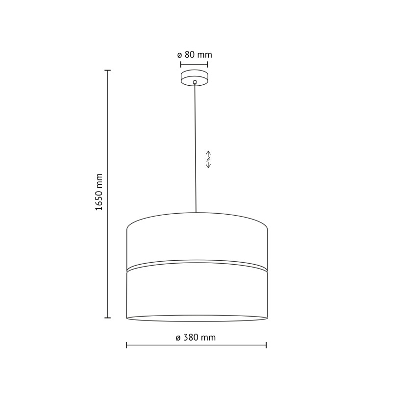 Lampa wisząca boho Calma | TK Lighting | 38cm