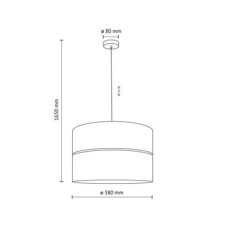 Lampa wisząca boho Calma | TK Lighting | 38cm