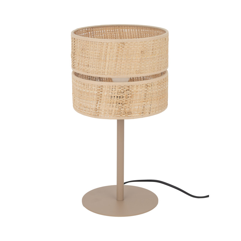 Lampa stołowa boho Calma rafia | TK Lighting
