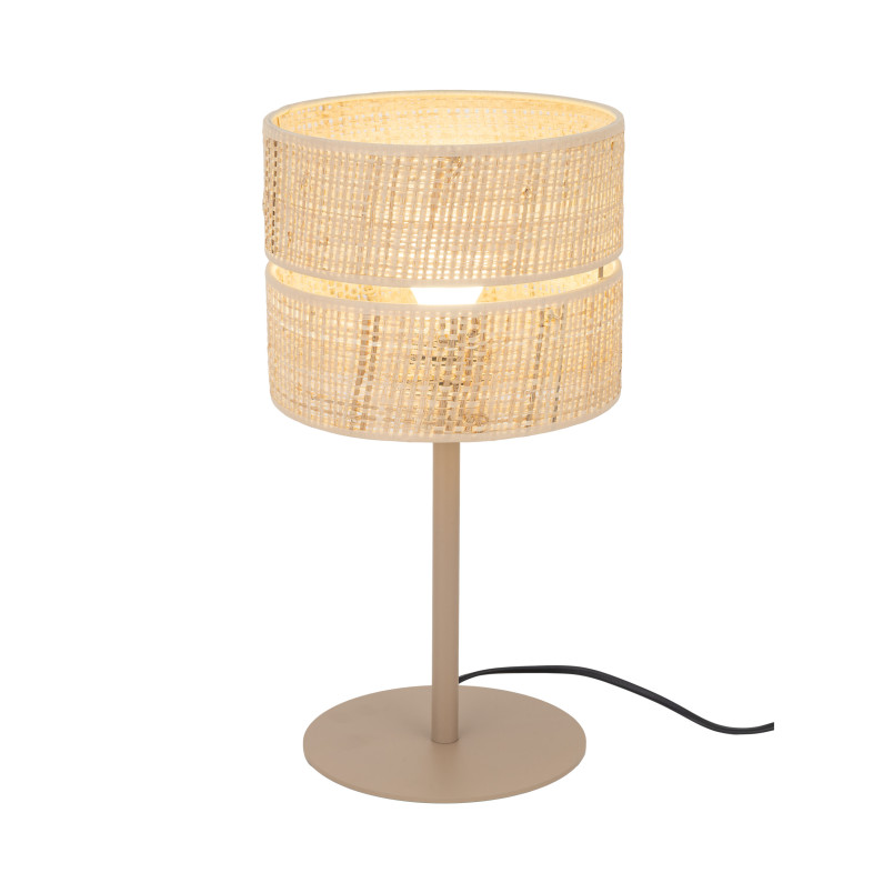 Lampa stołowa boho Calma rafia | TK Lighting