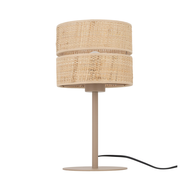 Lampa stołowa boho Calma rafia | TK Lighting