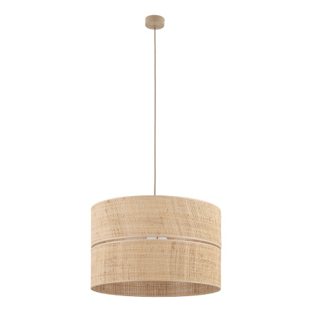 Lampa wisząca boho Calma TK Lighting | Naturalna rafia