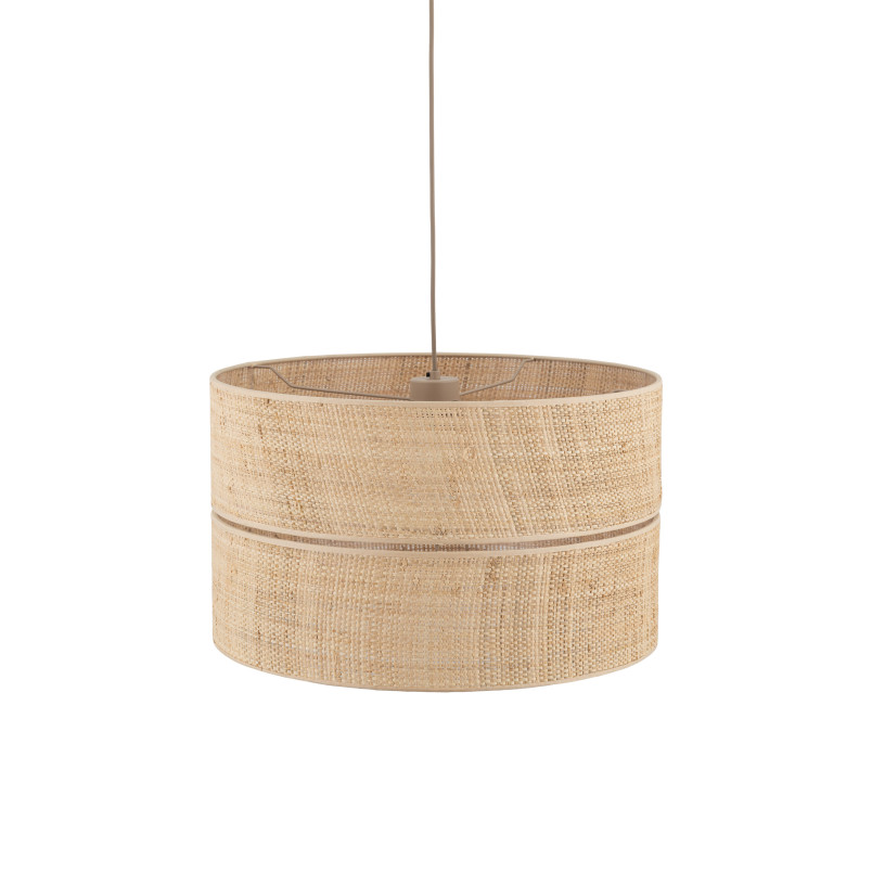 Lampa wisząca boho Calma TK Lighting | Naturalna rafia