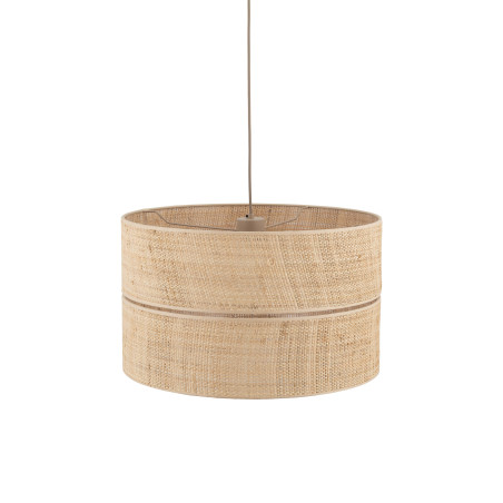 Lampa wisząca boho Calma TK Lighting | Naturalna rafia