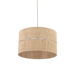 Lampa wisząca boho Calma TK Lighting | Naturalna rafia