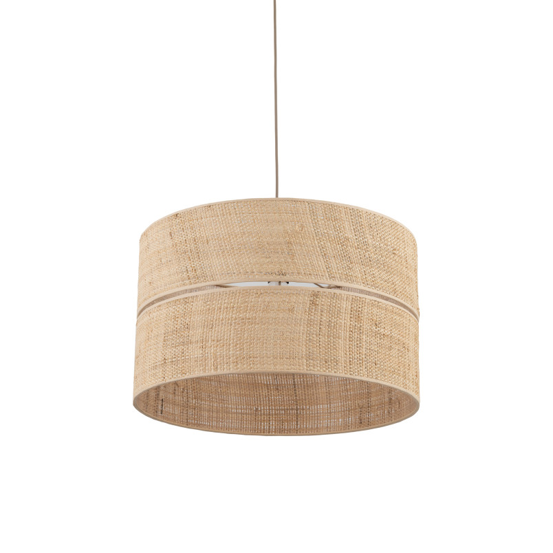 Lampa wisząca boho Calma TK Lighting | Naturalna rafia