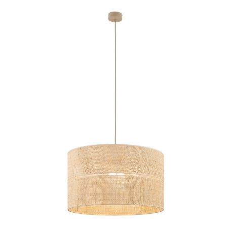 Lampa wisząca boho Calma TK Lighting | Naturalna rafia