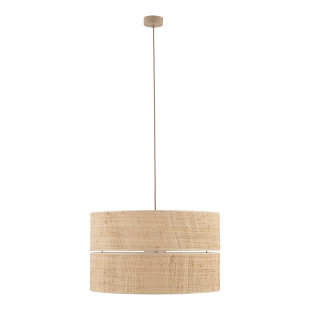 Lampa wisząca boho Calma TK Lighting | Naturalna rafia