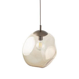 Lampa wisząca szklana Lava Brown TK Lighting | Elegancki design