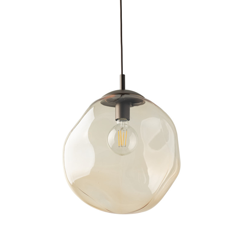 Lampa wisząca szklana Lava Brown TK Lighting | Elegancki design