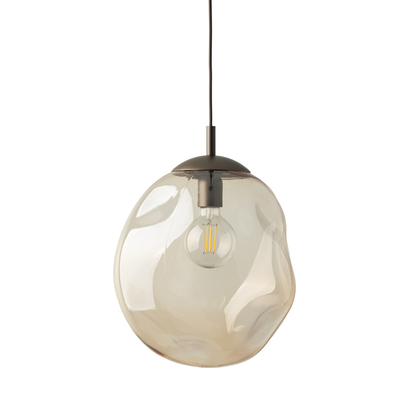 Lampa wisząca szklana Lava Brown TK Lighting | Elegancki design