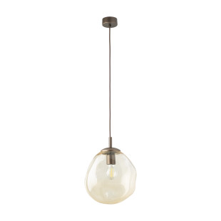 Lampa wisząca szklana Lava Brown TK Lighting | Modern, 25cm