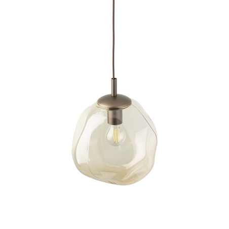 Lampa wisząca szklana Lava Brown TK Lighting | Modern, 25cm