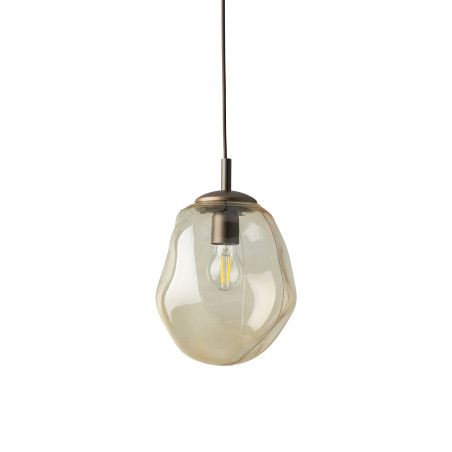 Lampa wisząca szklana Lava Brown TK Lighting | Modern, 25cm