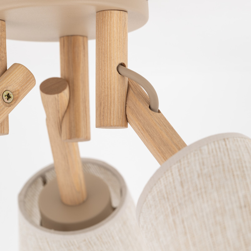 Lampa sufitowa Vaio 3 klosze | TK Lighting - Skandynawski design