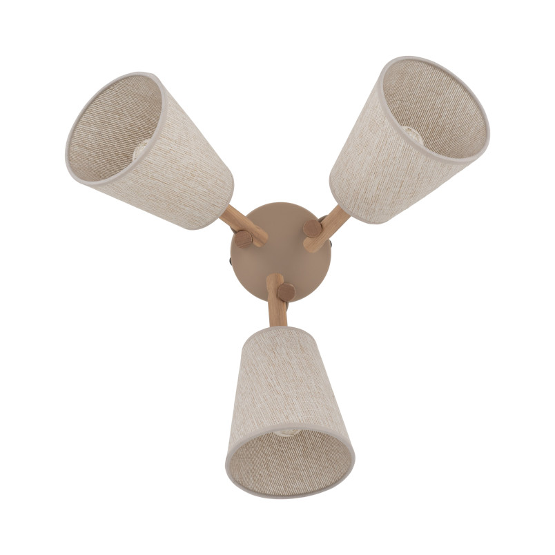 Lampa sufitowa Vaio 3 klosze | TK Lighting - Skandynawski design