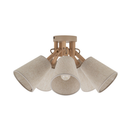 Lampa sufitowa 5 kloszów Vaio beż TK Lighting | Skandynawski styl