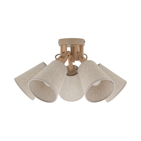 Lampa sufitowa 5 kloszów Vaio beż TK Lighting | Skandynawski styl