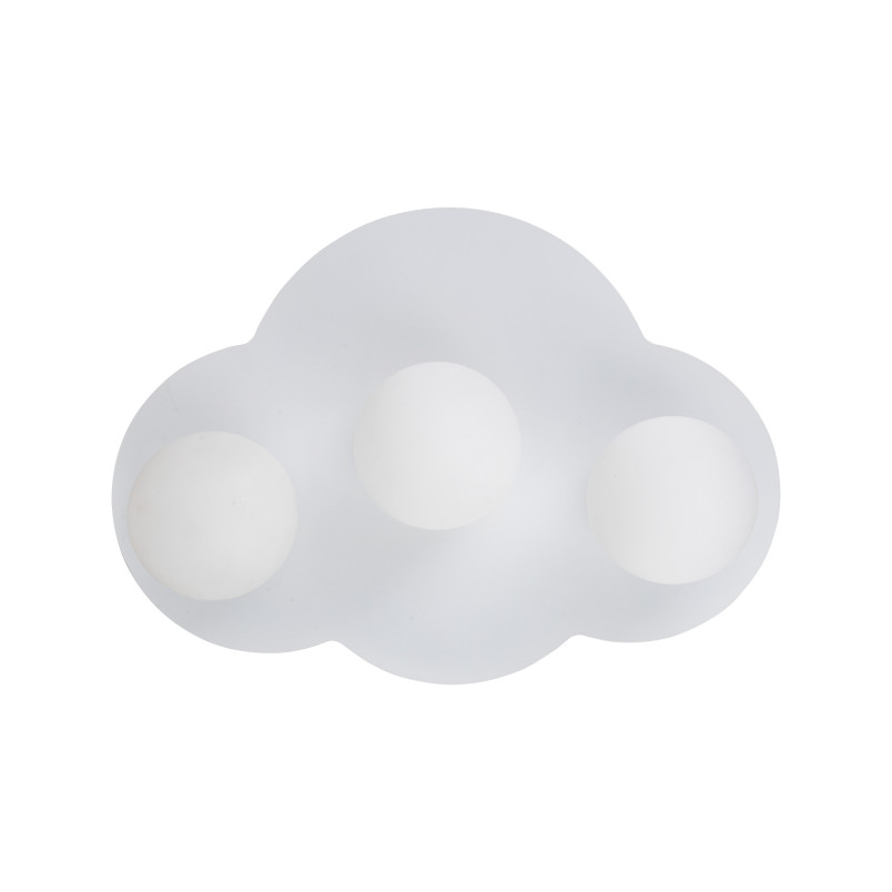 Kinkiet chmurka Cloud New - biały, 3 kule, TK Lighting | Lampy dla dzieci