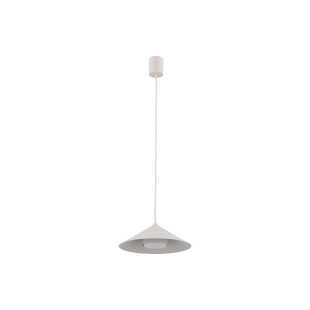 Lampa Wisząca Stożek Lume | Beżowa, Metalowa | TK Lighting