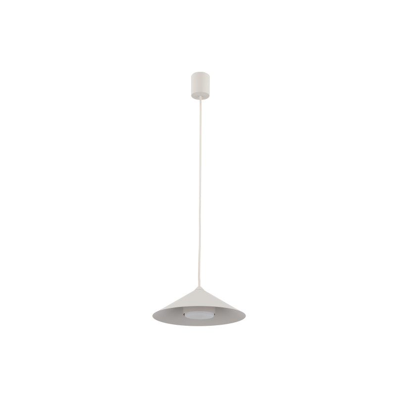 Lampa Wisząca Stożek Lume | Beżowa, Metalowa | TK Lighting