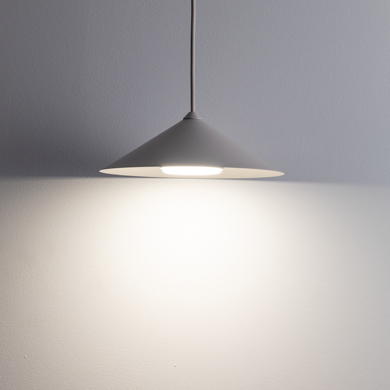 Lampa Wisząca Stożek Lume | Beżowa, Metalowa | TK Lighting