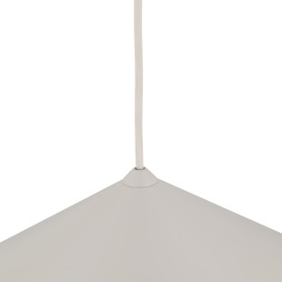 Lampa wisząca stożek Lume | Beżowa, metalowa | TK Lighting
