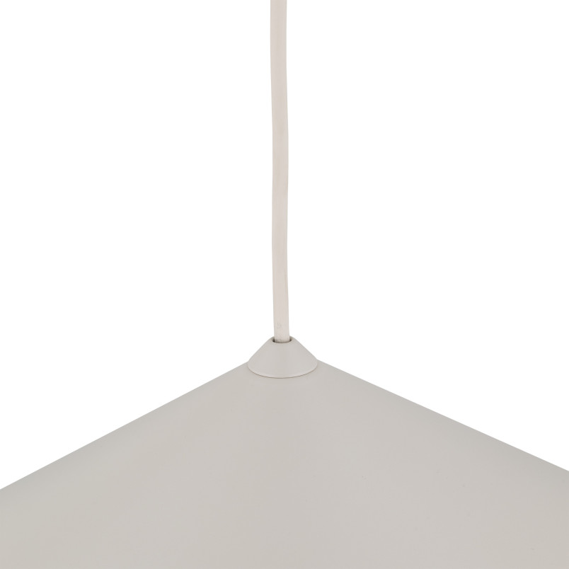 Lampa wisząca stożek Lume | Beżowa, metalowa | TK Lighting