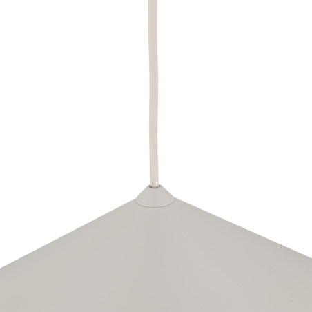 Lampa wisząca stożek Lume | Beżowa, metalowa | TK Lighting