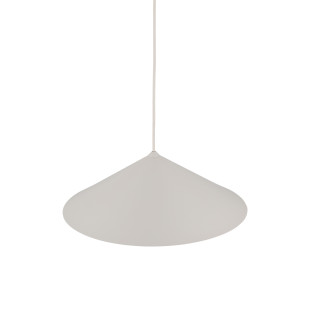 Lampa wisząca stożek Lume | Beżowa, metalowa | TK Lighting