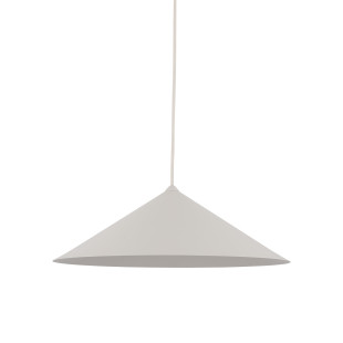 Lampa wisząca stożek Lume | Beżowa, metalowa | TK Lighting