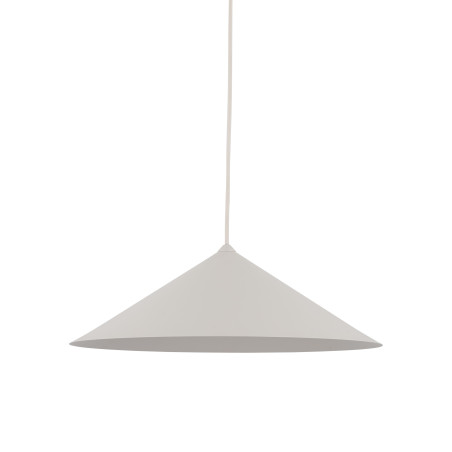 Lampa wisząca stożek Lume | Beżowa, metalowa | TK Lighting