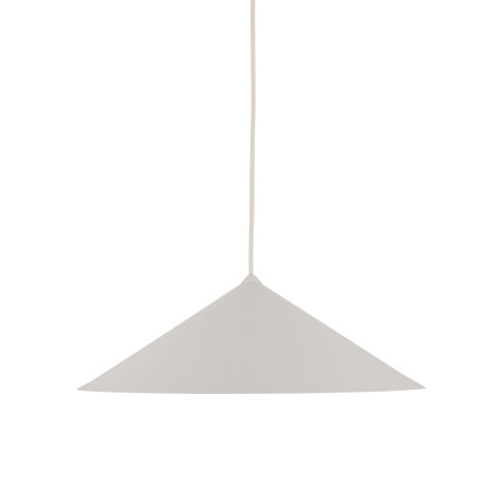 Lampa wisząca stożek Lume | Beżowa, metalowa | TK Lighting